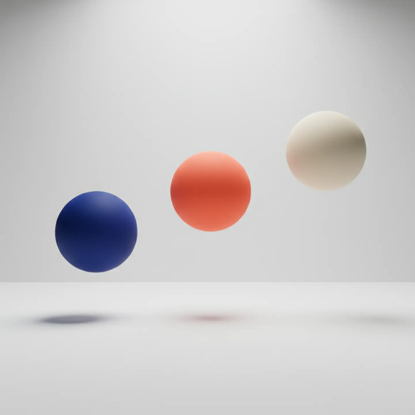 Abstract minimalist spheres representing fortune